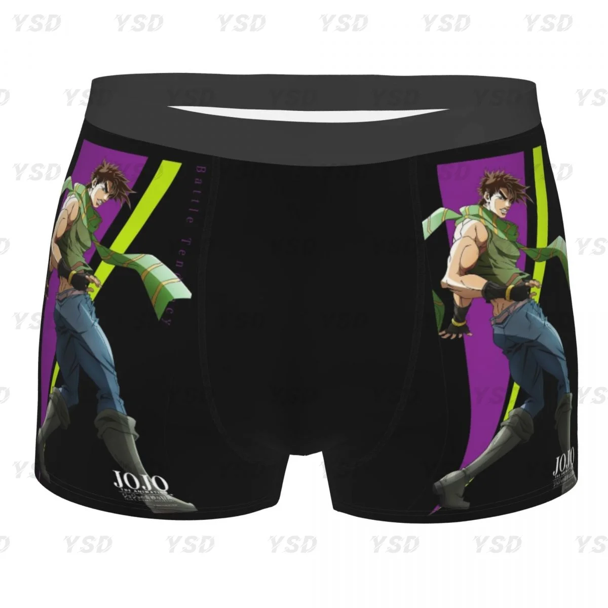 Jojo Bizarre Adventure Mencosy Boxer Briefs,3D printing Underpants, Highly Breathable Top Quality Birthday Gifts