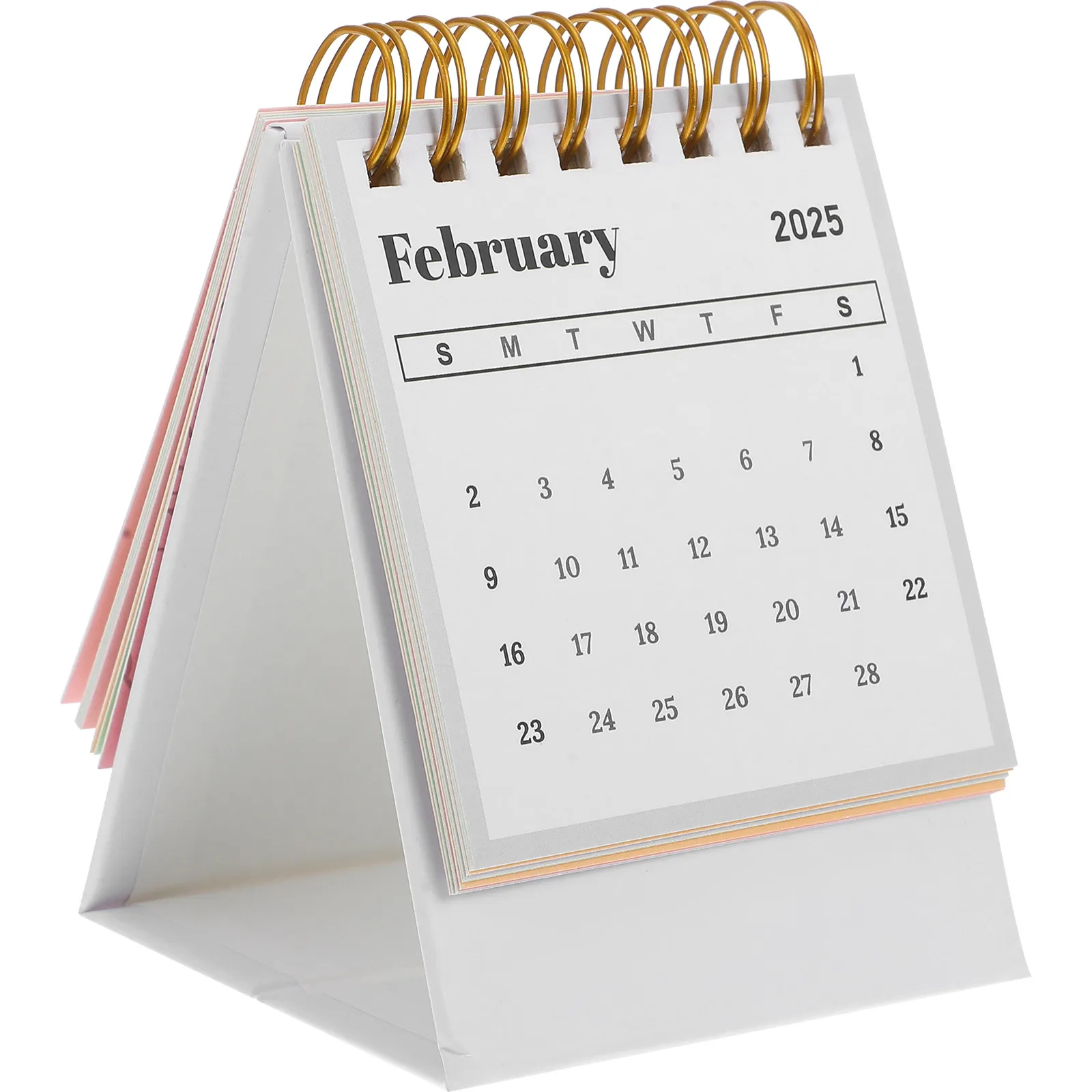

Pink Rose 2025 Mini Desk Calendar Lunar Year Small Standing Desk Calendar Year of The Snake Planner 2025 Daily Planner