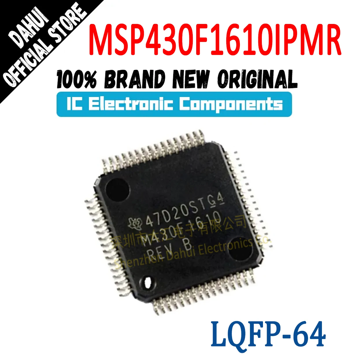 

MSP430F1610IPMR MSP430F1610 MSP430F M430F1610 MSP430 MSP IC MCU Chip LQFP-64 In Stock 100% Brand New Origin