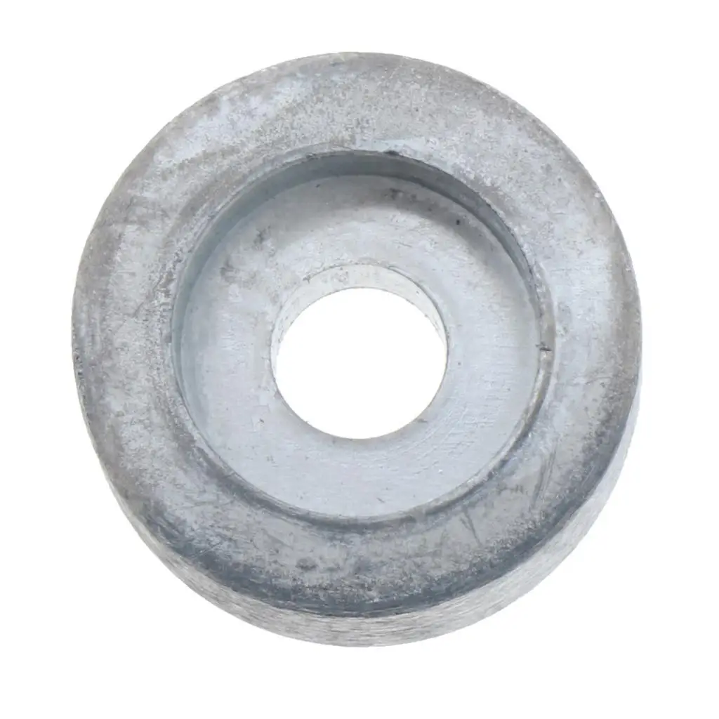 Boat Outboard Zinc Anode 50mm Silver Modern Replacement Button for 4 Stroke Marine Engines Protection