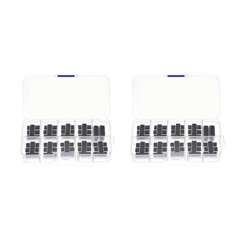 【Last-Chance!】80Pcs(40Pcs 74Hcxx+40Pcs 74Lsxx) Series Logic IC Assortment Kit Digital Integrated Chip