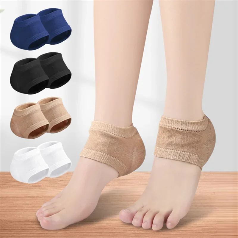 

Gel Heel Protector Sock for Foot Care Moisturing Anti Cracking Inserts Sleeve Relief Plantar Fasciitis Pain Reduce Heel Pressure