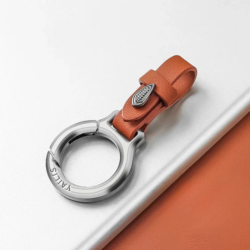 

5pcs Wholesale Blank Car Moto Keychain Multifunctional Buckle Big Ring Belt Man Keyring Supplies Anti Loss Accessories Hook Gift