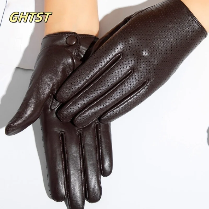 

Женские зимние перчатки из натуральной овчины для вождения и верховой езды, женские перчатки из натуральной кожи 바닥 장갑 가죽 Перчатки с полным пальцем для девочек