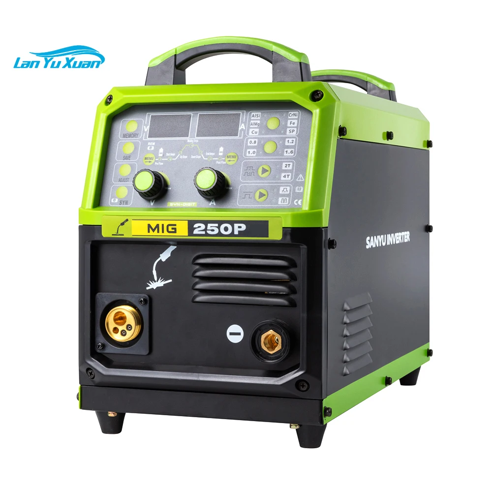 SANYU MIG Welding Machine MIG-250P Arc MIG Welder Inverter Welding With Pulse High Quality CO2 Gas  Shielded Welders