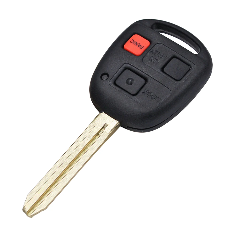 Ecusells 3 Buttons Remote Car Key 315MHz 4C Chip for Toyota Land Cruiser 1998 1999 2000 2001 2002 FJ Cruiser HYQ1512V