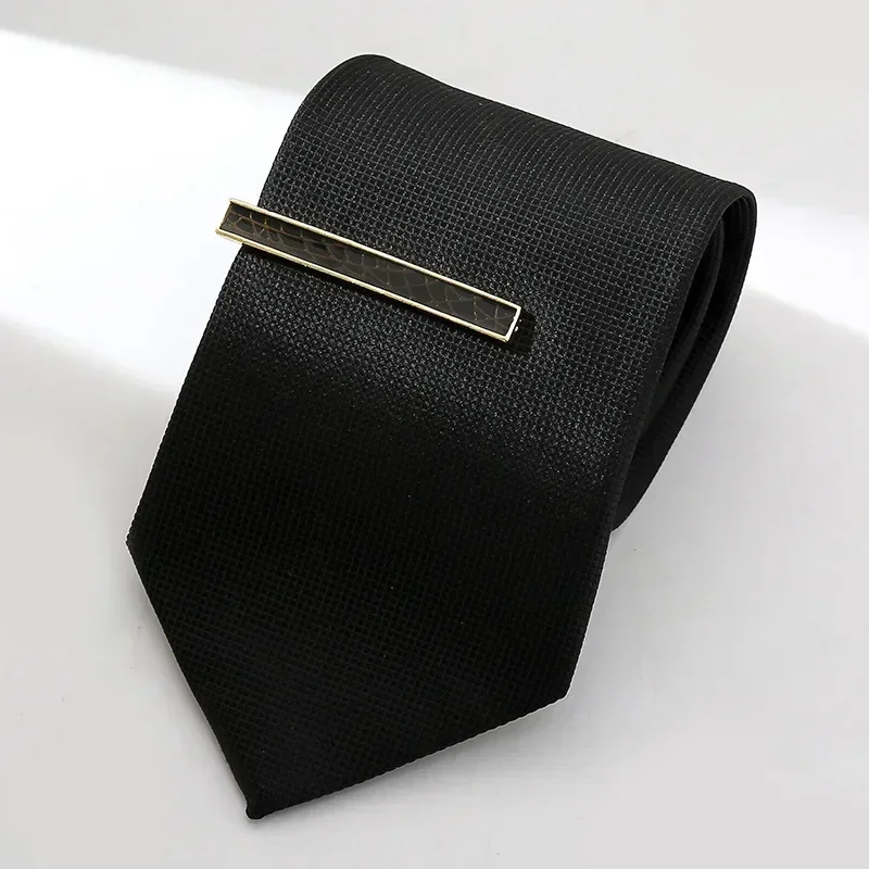 New Multicolor Men\'s Tie Clip Fashion Personality Trend Rendering Red Green Black Neck  Length 5.5cm Men Wedding Accessories