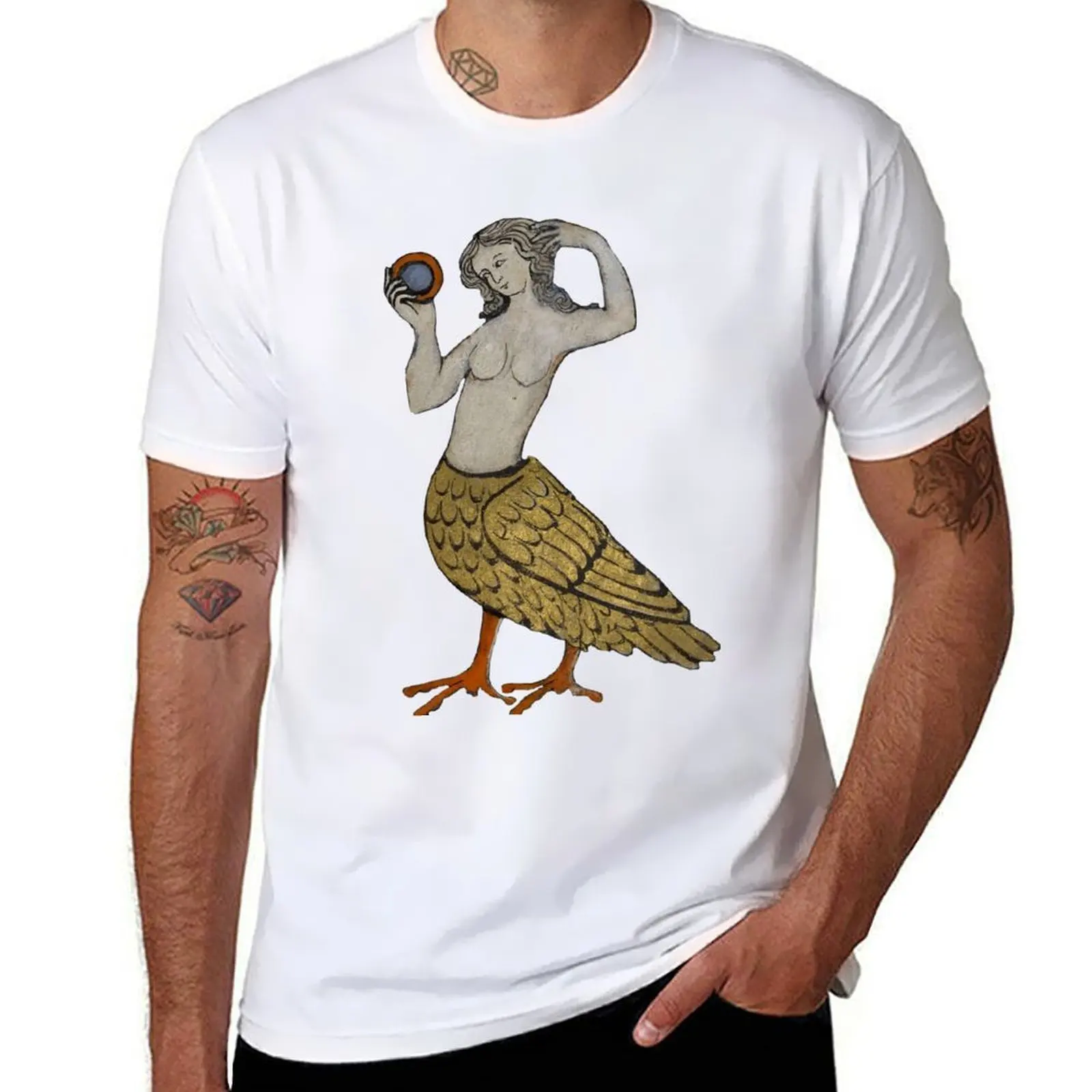 

Medieval Creature Meme T-Shirt man t shirt luxury cotton t shirts man 100% T-Shirt