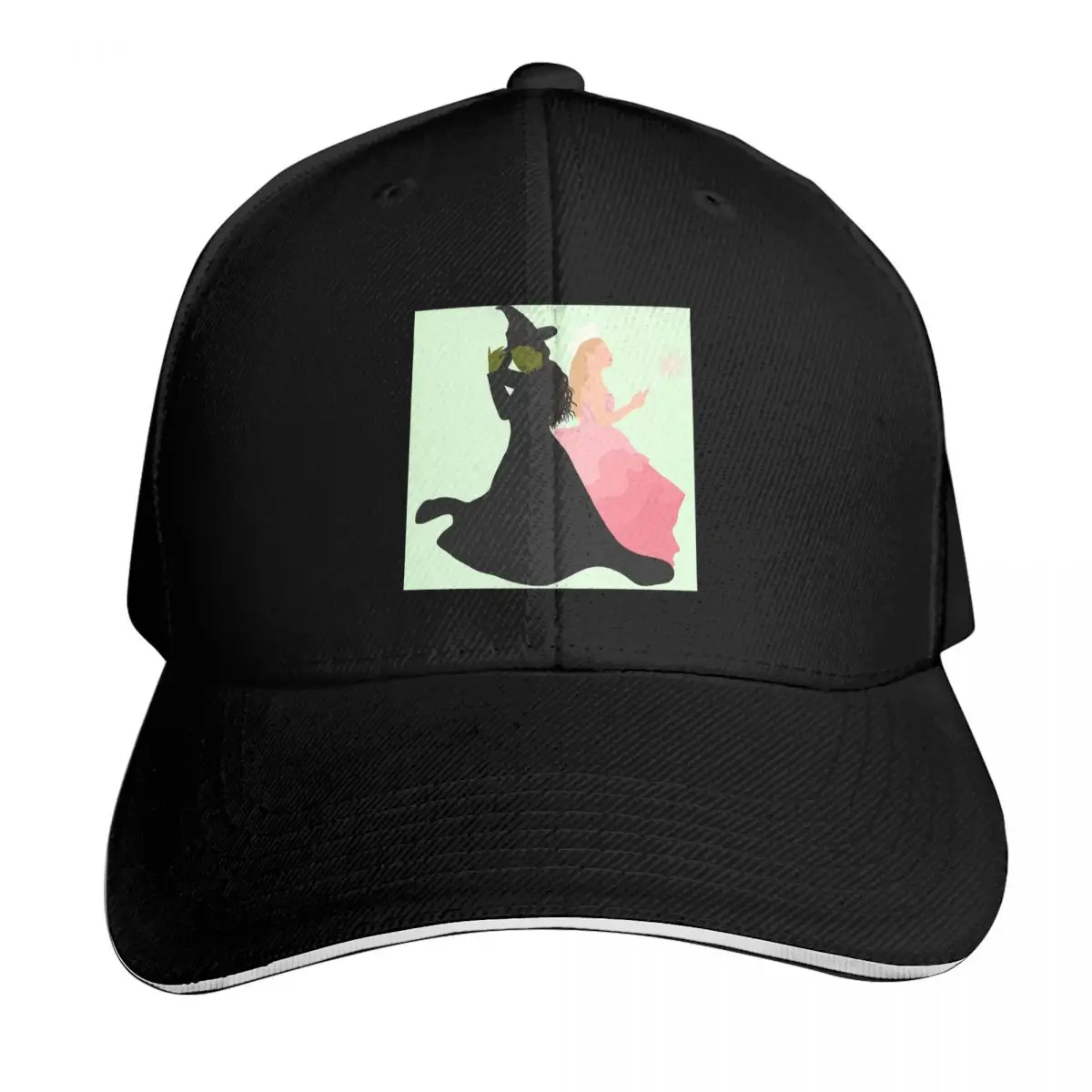 

Кепка с логотипом Wicked Movie Glinda And Elphaba, модные повседневные бейсболки, регулируемая кепка в стиле хип-хоп, летние бейсболки унисекс