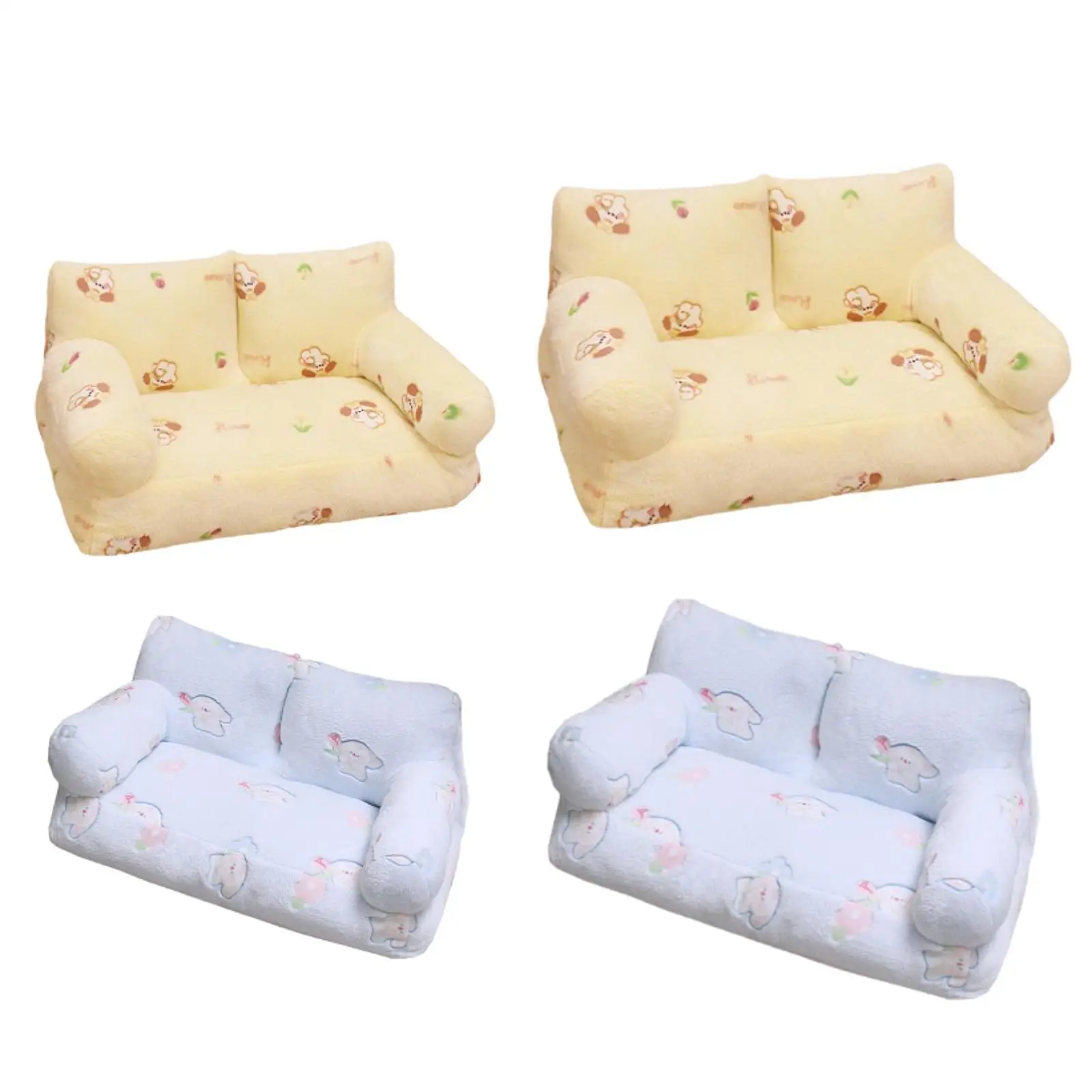 Cat Sofa Bed Non Slip Base Breathable Pet Couch for Puppy All Breed Kitty