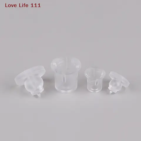 New 10 PCS PC Translucent Advertising Nail Glass Nail Bracket Invisible Plastic Screw Frosted Screw