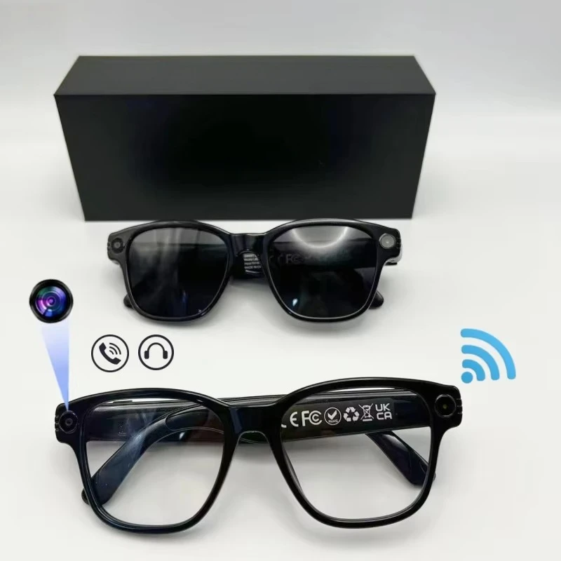 

Smart glasses with camera 8MP pixels to shoot video pictures 4GB translation Smart sunglasses
