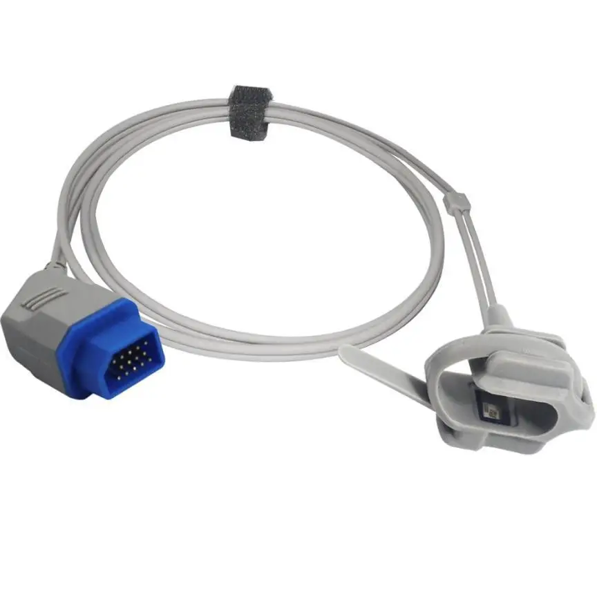（Hot seller）14-Pin BSS-9800 BSM9510 Bloods Oxygen Probe Finger Clip Newborn Package