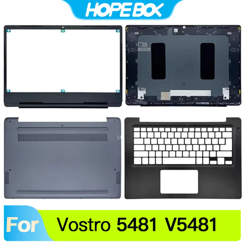Repalce Cover For Dell Vostro 5481 V5481 LCD Back Cover Front Bezel Palmrest Upper Lower Bottom Case
