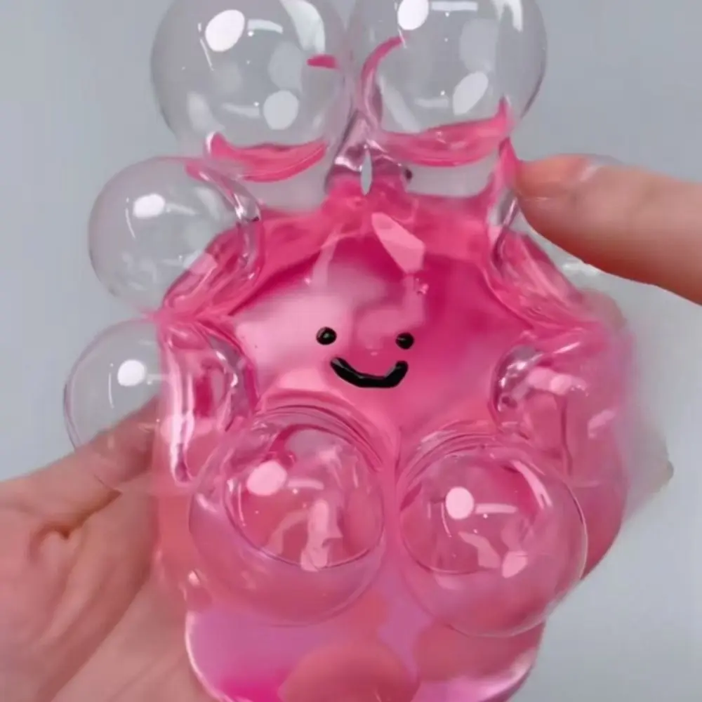 Squeezing Acne TPR Crystal Ball Simulation Rabbit Transparent Water Ball Pinching Toy Creative Solid Bubble Octopus Pinching Toy