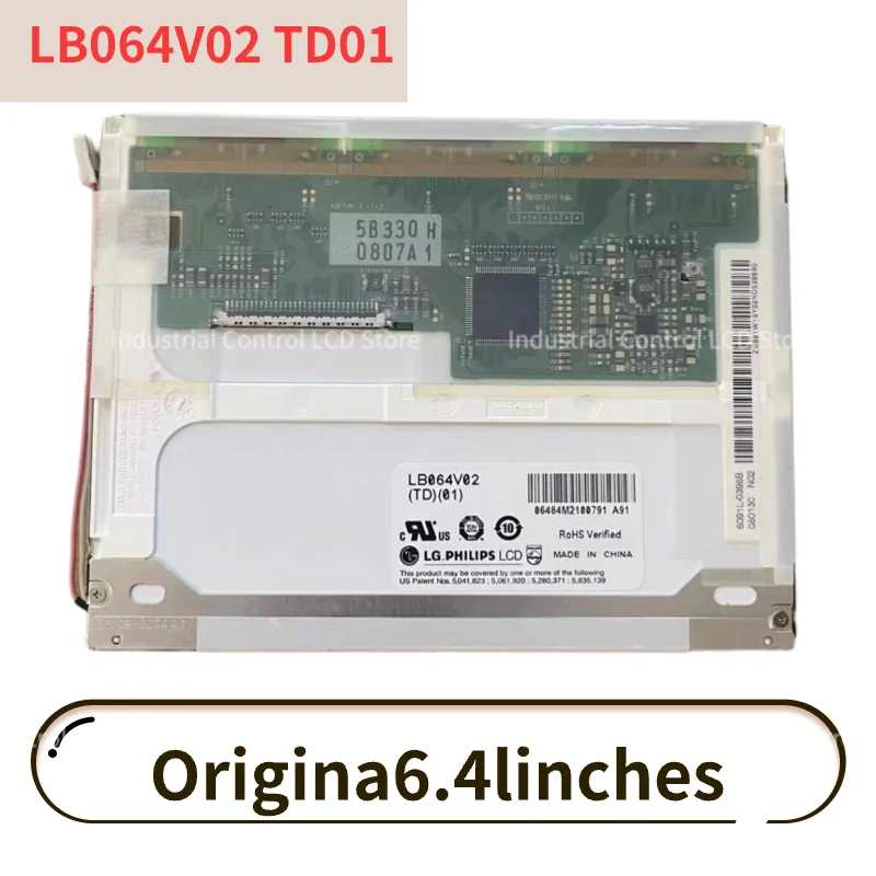 

Brand New 10.4 inch LCD LB064V02(TD)(01) LB064V02-TD01 LB064V02 TD01 LB064V02(A1) 640*480 100% Tested Original Product