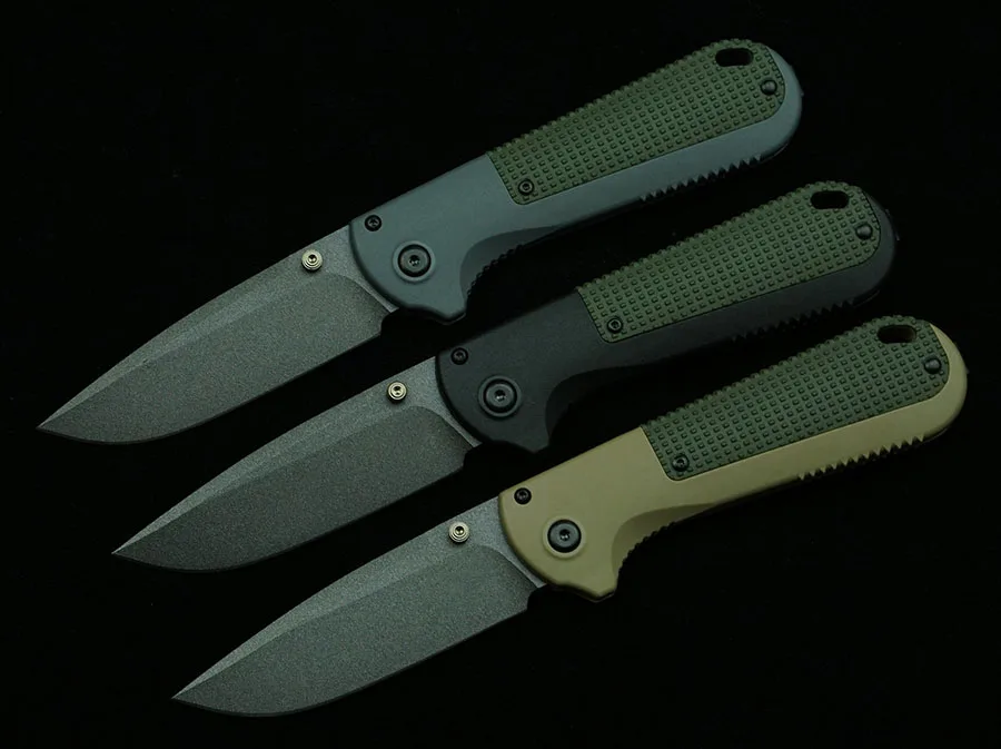 New Redoubt-430BK Folding Knife Mark D2 Blade Nylon Fiber Handle Outdoor Camping Kitchen Survival Pocket EDC Tools