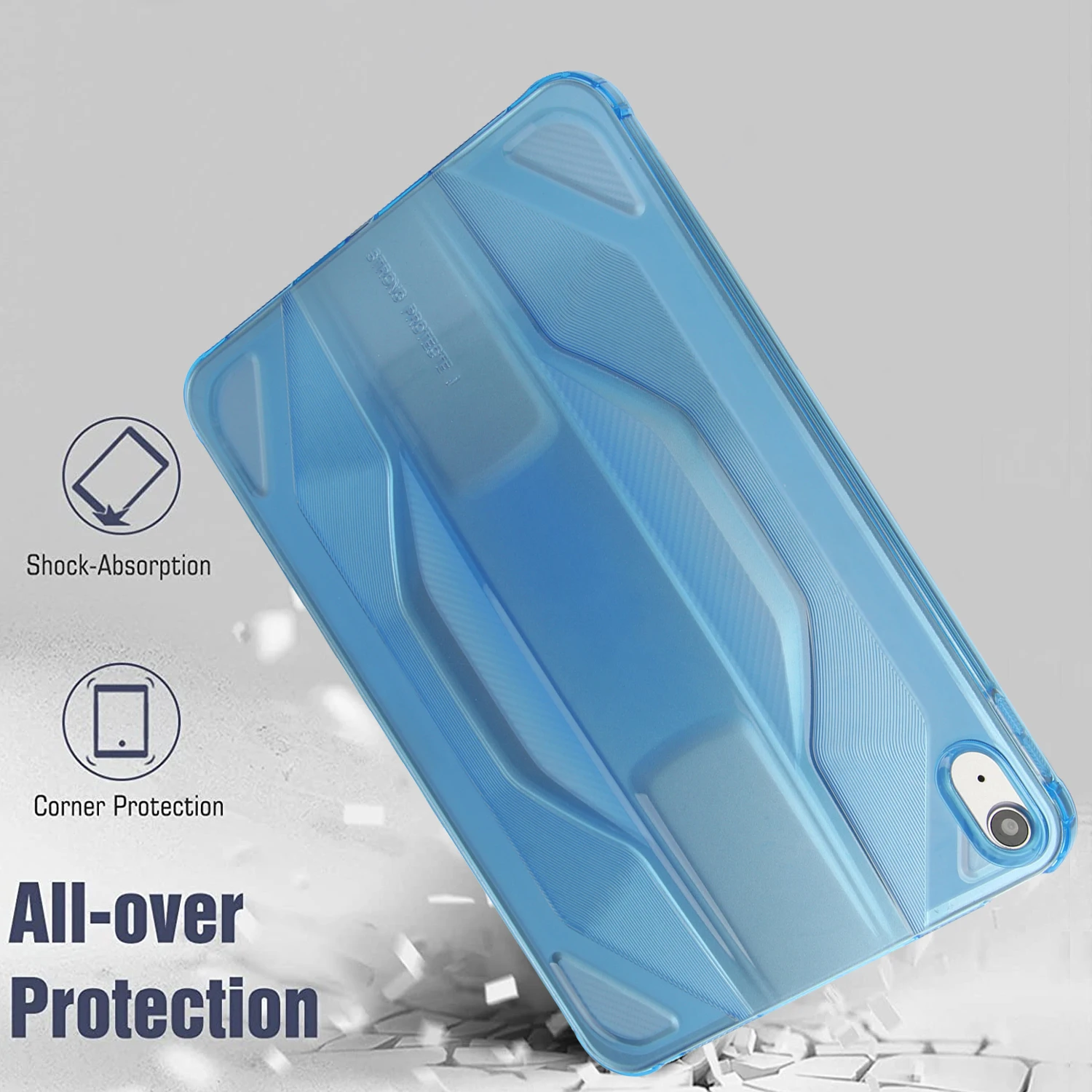 Soft TPU All-over Protection Shockproof Back Cover Case For Samsung Tab A7 A8 A9 S6 S7 S8 S9 T225 T220 X210 X215 X110 T870 X700