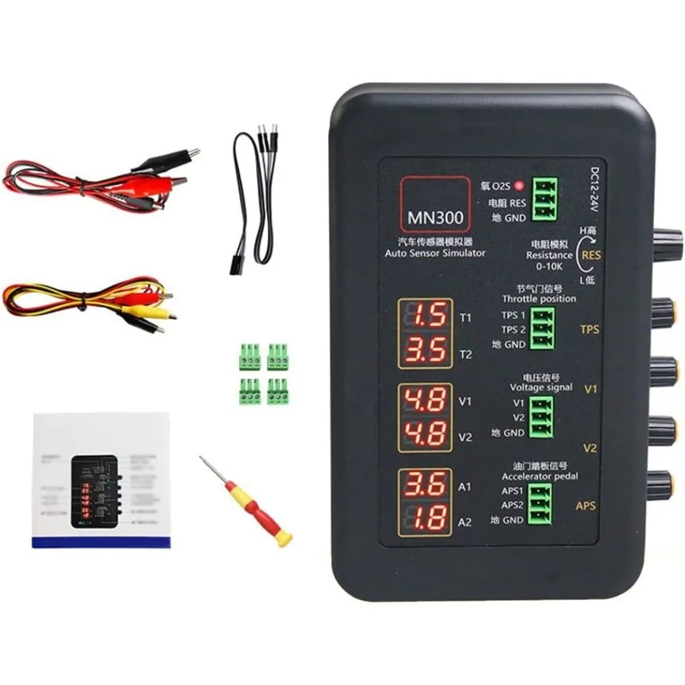 

MN300 Аналоговый генератор сигналов (имитатор датчиков) для диагностики и обслуживания автомобильных систем (обновленная версия)