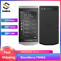 New Original BlackBerry P9982 4G LTE Mobile Phone NFC 2GB+64GB 4.2'' IPS LCD Screen 8MP+2MP Dual-Core BlackBerry-OS SmartPhone