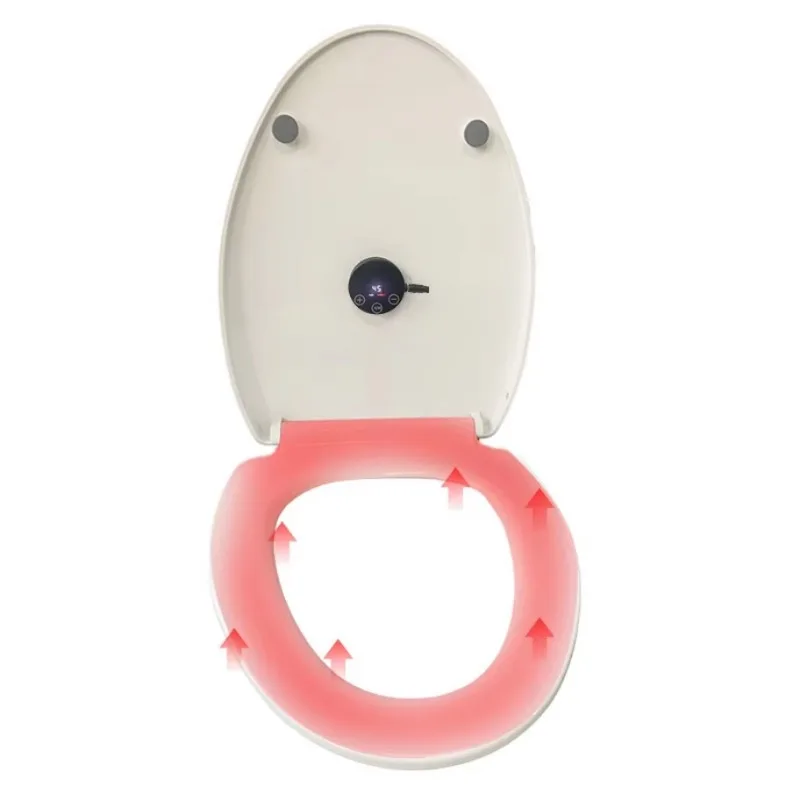 New design plastic intelligent heating toilet cover 24V waterproof heating toilet seat