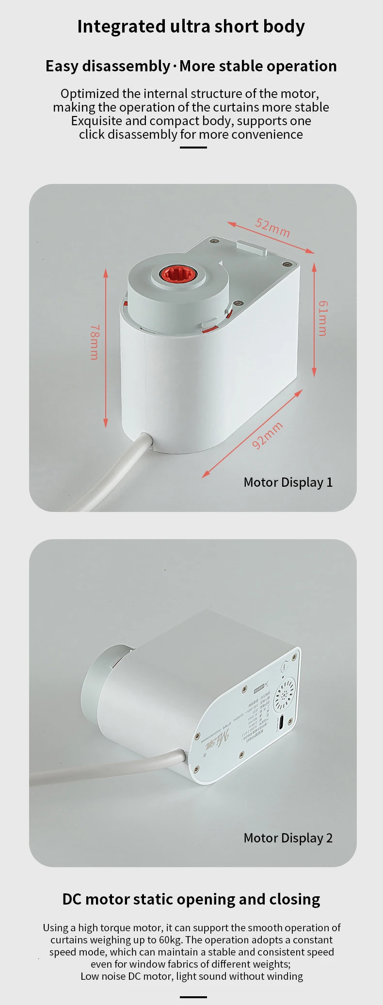 STLF Mini Tuya Wifi محرك الستائر المنزل الذكي التحكم عن بعد التلقائي الكهربائية بمحركات الستائر للحمام مكتب فندق #4