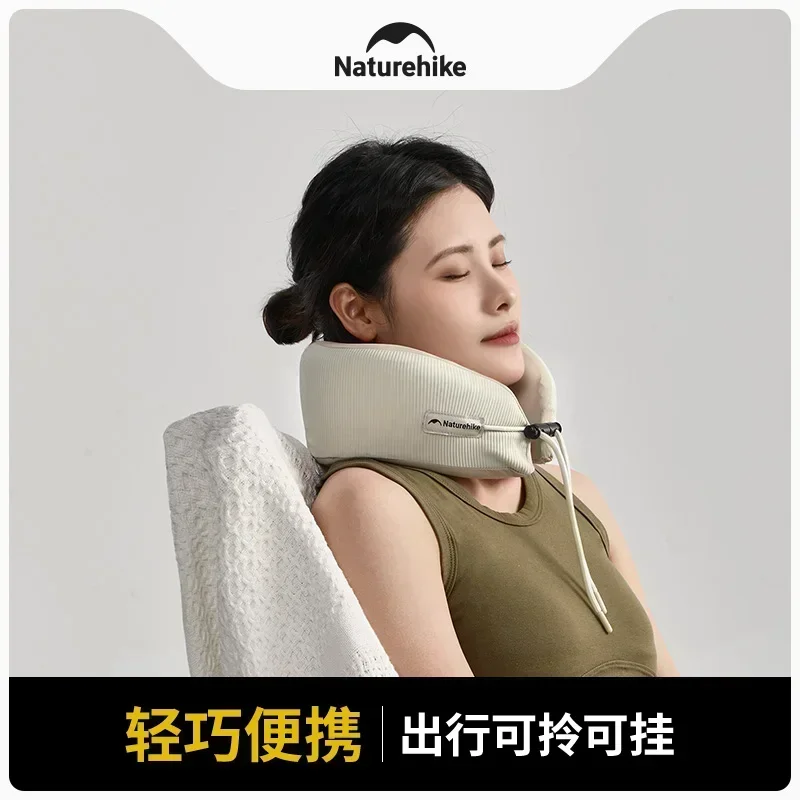 Naturehike 2024 New U-shaped Pillow Neck Travel Neck Aircraft High-speed Rail Sleeper Memory Foam Head Pillow Portable Outdoor