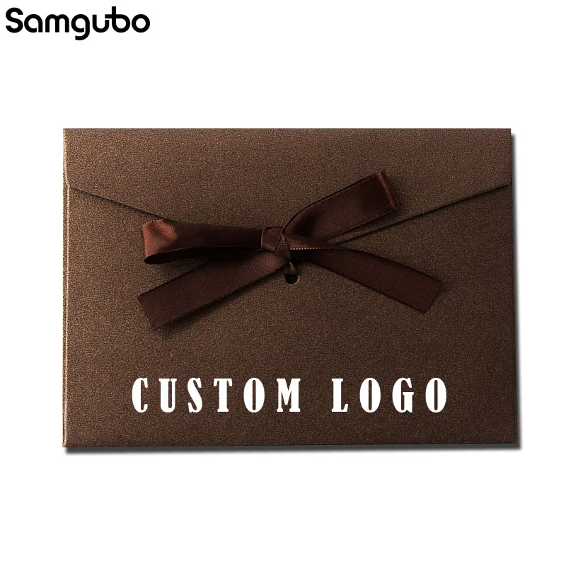 10pcs Luxurious Pearl Paper Envelopes for Weddings & Business, Support Logo Customization