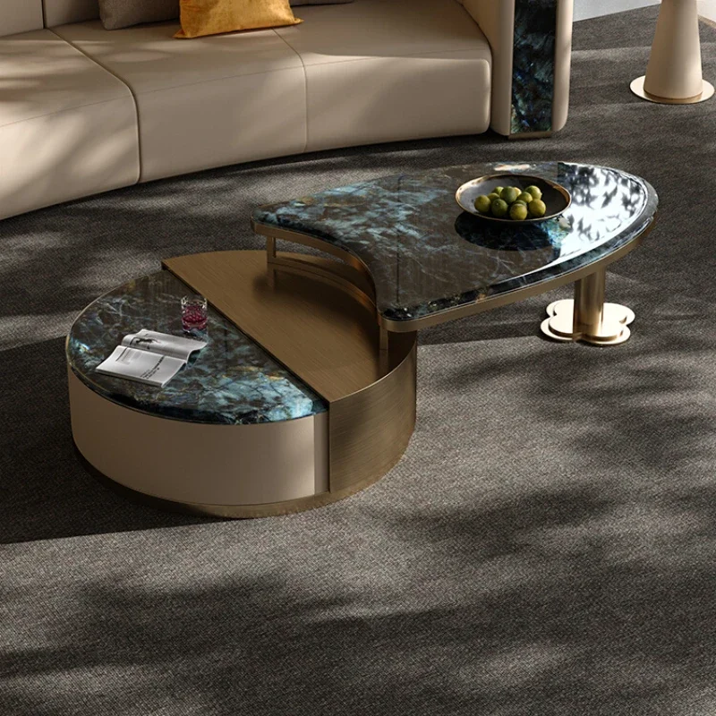 

Coffee Table Large Apartment Household round Combination Tea Table