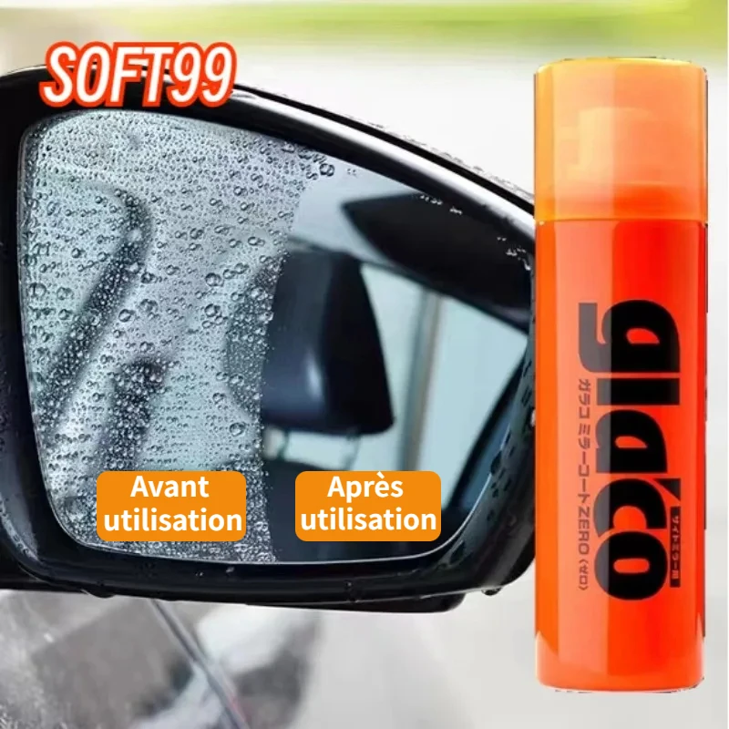 Soft99 Glaco Japan Rear View Mirror Glass Rain Proof Spray Glaco Glass Hydrophobic Coating Anti-rain Treatment for Car Glass