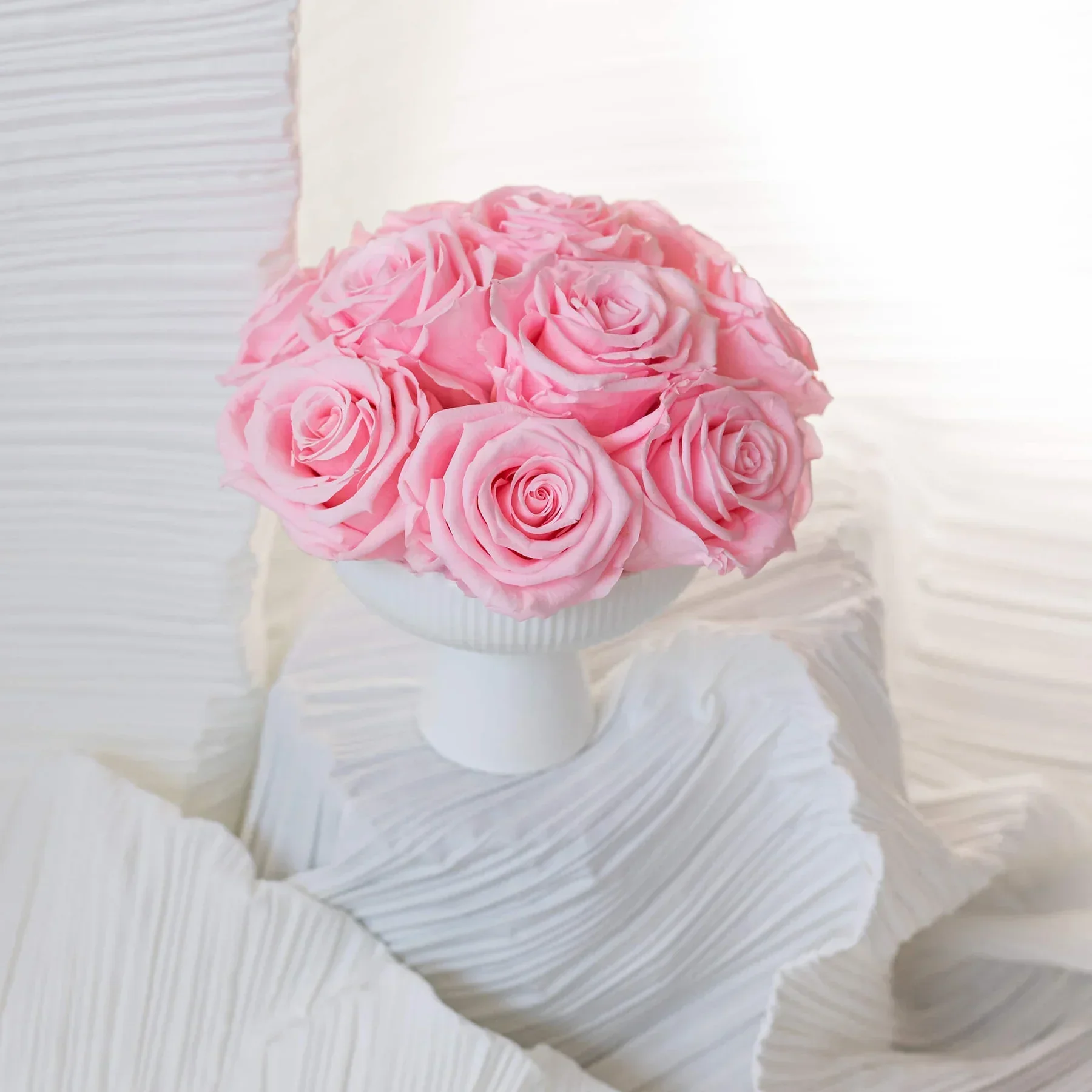 ceramics cone sundae cherie vase Everlasting flower Infinity forever lasting rose forever roses preserved flower