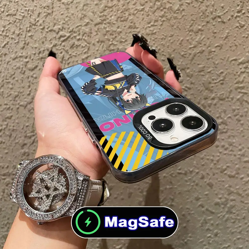 

Oregairu Yukinoshita Yukino Phone Case for iPhone 16 15 14 13 12 11 Pro Max Plus MagSafe Translucent Colour Printing Cover