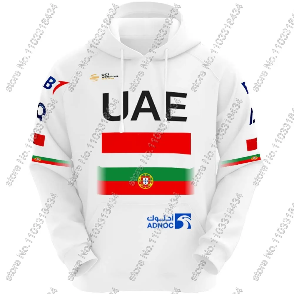 France Tour 2024 UAE Hoodie Men Casual Sweatshirt Portugal Slovenia Hoodies Red Clothing Hoody Streetwear Sportswear