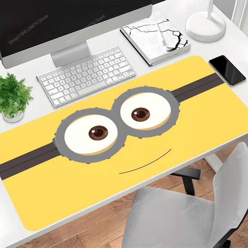 Funny Cartoon M-Minion Mousepad Gaming Mouse pad Gamer Pc Accessories Deskmat Keyboard Mat Desk Protector Mause Pads