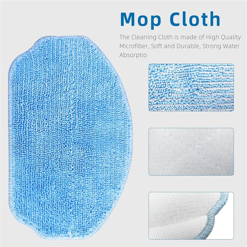 A24P 美的 VCR04W ロボット掃除機交換洗えるサイドブラシ Hepa フィルターモップ布