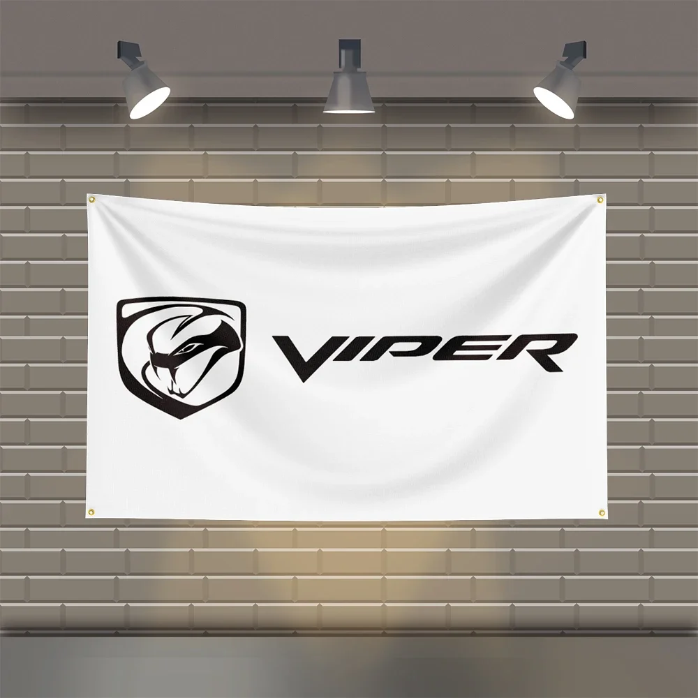 3x5 FT V-Vipers Racing  Flag Polyester Printed Cars Flags for Room Garage Decor