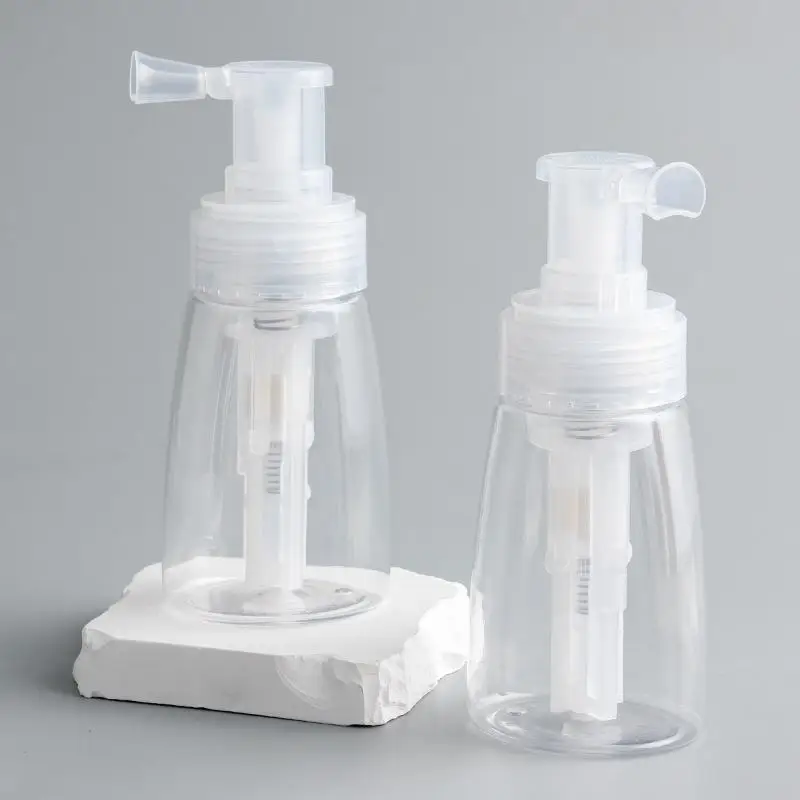 140ml Pulver-Zerstäuberflasche, Friseur-Talkum-Emulsionsspray, Reisebehälter, Lotion-Spender, Drehflasche, Salon-Zubehör – Detail 8