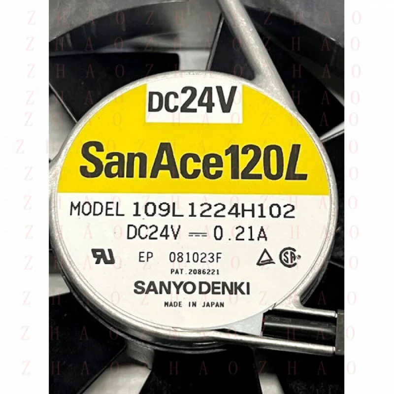 

Вентилятор охлаждения промышленный L+ 1X для SANYO Denki SanAce120L 12см DC 24В 0.21А 109L1224H102