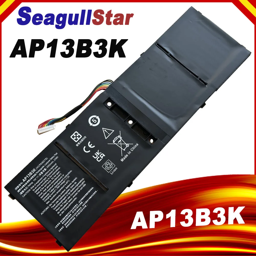 AP13B3K Laptop Battery for Acer Aspire V5 R7 V7 V5-572G V5-573G V5-472G V5-473G V5-552G M5-583P V5-572P R7-571 AP13B8K