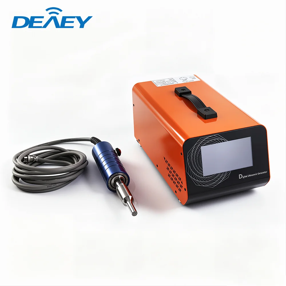 Ultrasonic Spot Welder Handheld Pistol Type 800W 28KHz Custom Logo Plastic Blister Packaging Welding Machine Industrial Tool