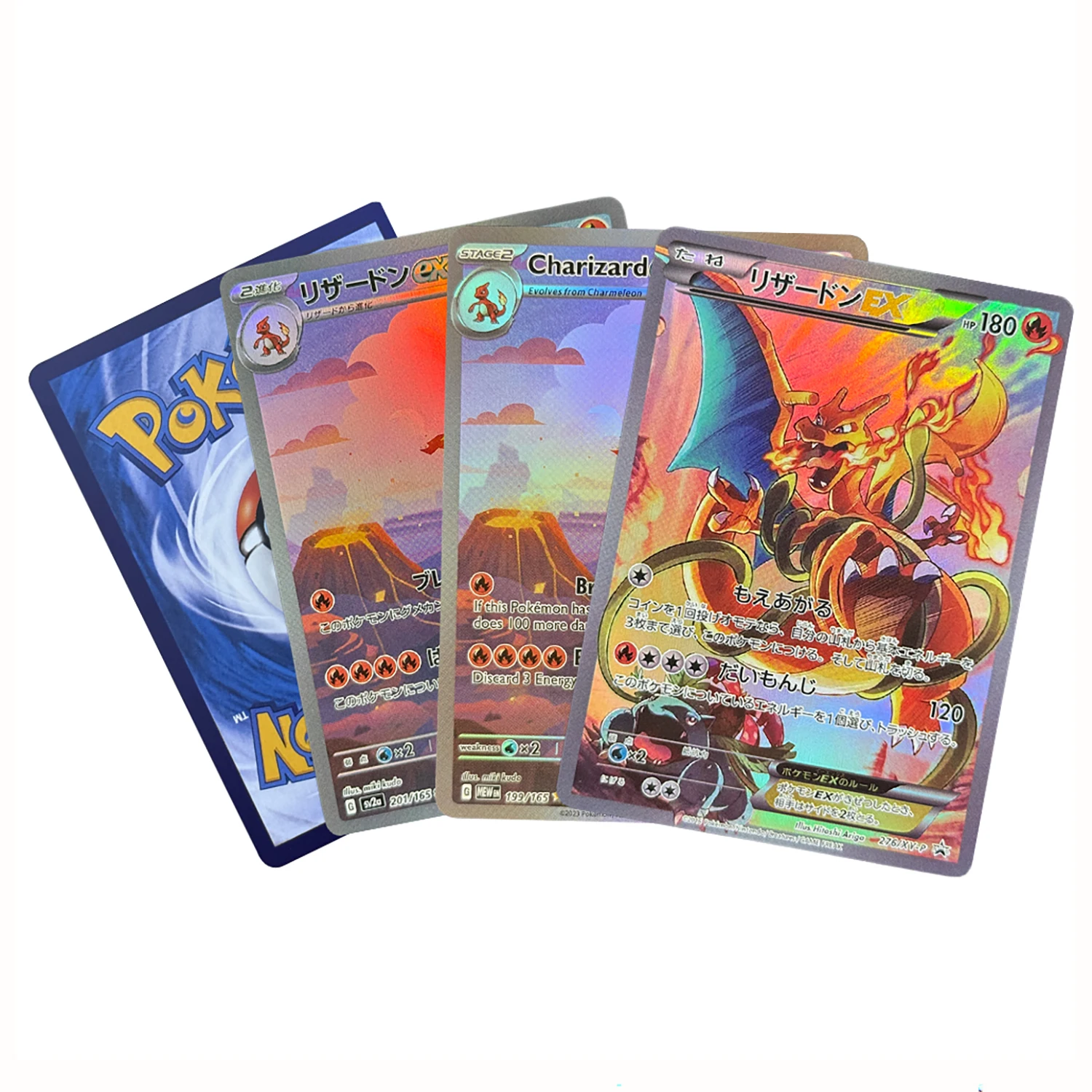 

Коллекционные карты PTCG Charizard EX, английская/японская самодельная одиночная карта, классическая игра, аниме-карта, подарочная игрушка, PKM, настольная игра, карта