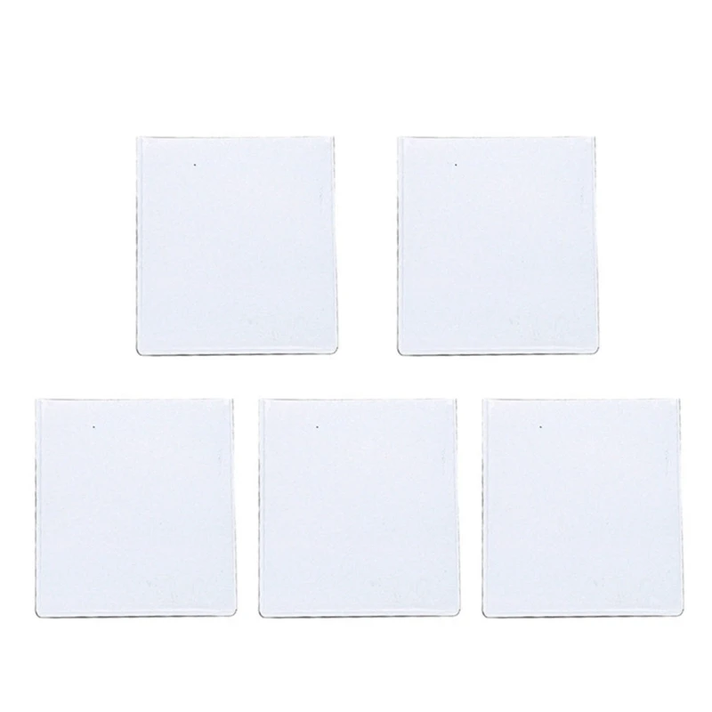 Set of 5pcs Clear Acrylic Picture Holder Pictures Frame Refrigerator Magnets Insert &Seal Small Photos P9JD