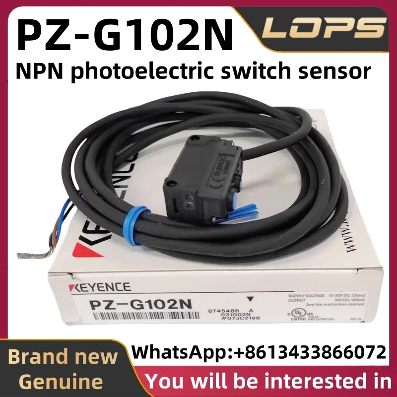 

PZ-G102N Новый оригинальный датчик фотоэлектрического переключателя KEYENCE NPN, большое количество на складе, добро пожаловать на консультацию