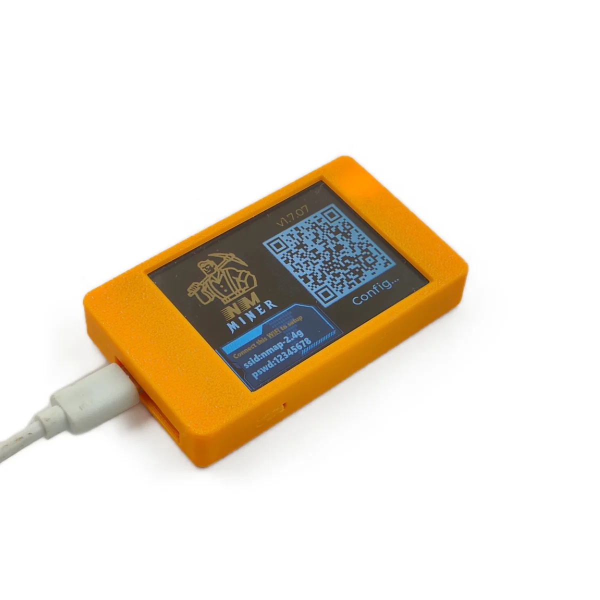NMMiner NerdMiner V2 Hashrate 1000KH/s Lucky Miner ESP32 Tela Inteligente de 2,4 polegadas Crypto Solo Lottery Bitcoin ESP32-2432S028R