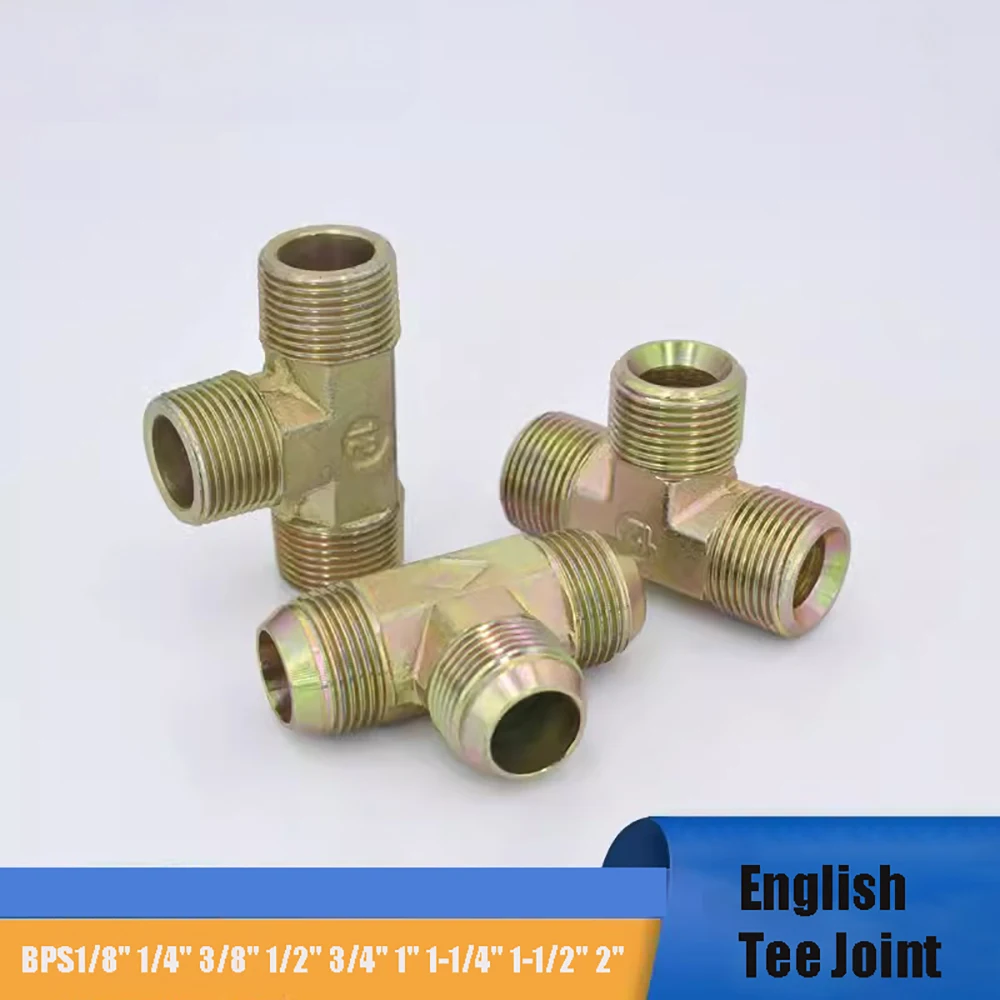 

BSP Мужская резьба Тройники из углеродистой стали Переходник для масляной трубы Переходник для гидравлической масляной трубы от 1/8 до 2 дюймов Адаптер высокого давления