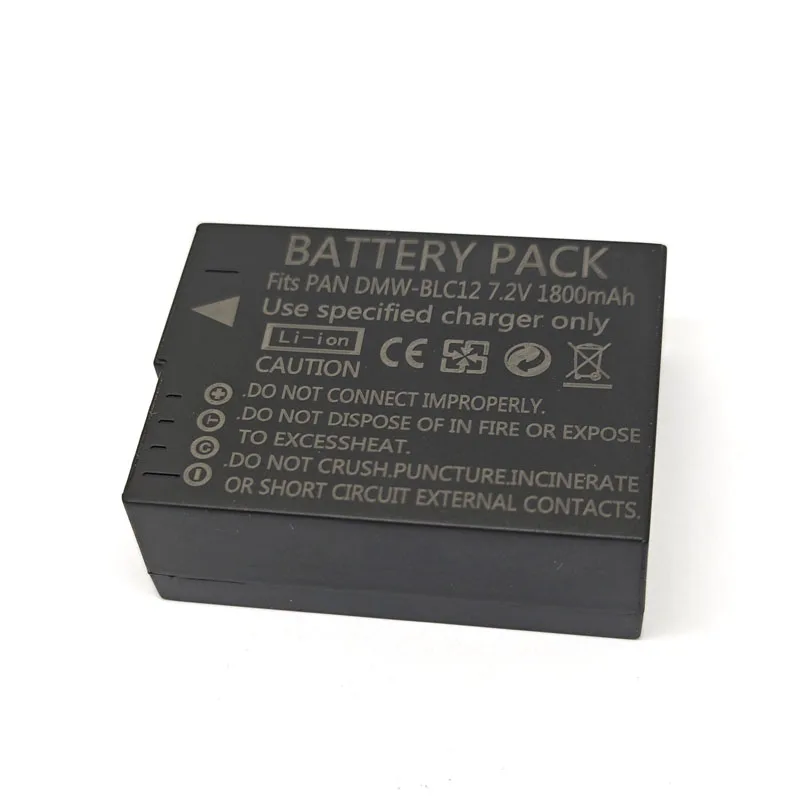 DMW-BLC12 DMW BLC12 BLC12E BLC12PP Battery for Panasonic Lumix DMC G85 FZ200 FZ300 FZ1000 G5 G6 G7 GH2 GX8 FZ2500 FZ2000