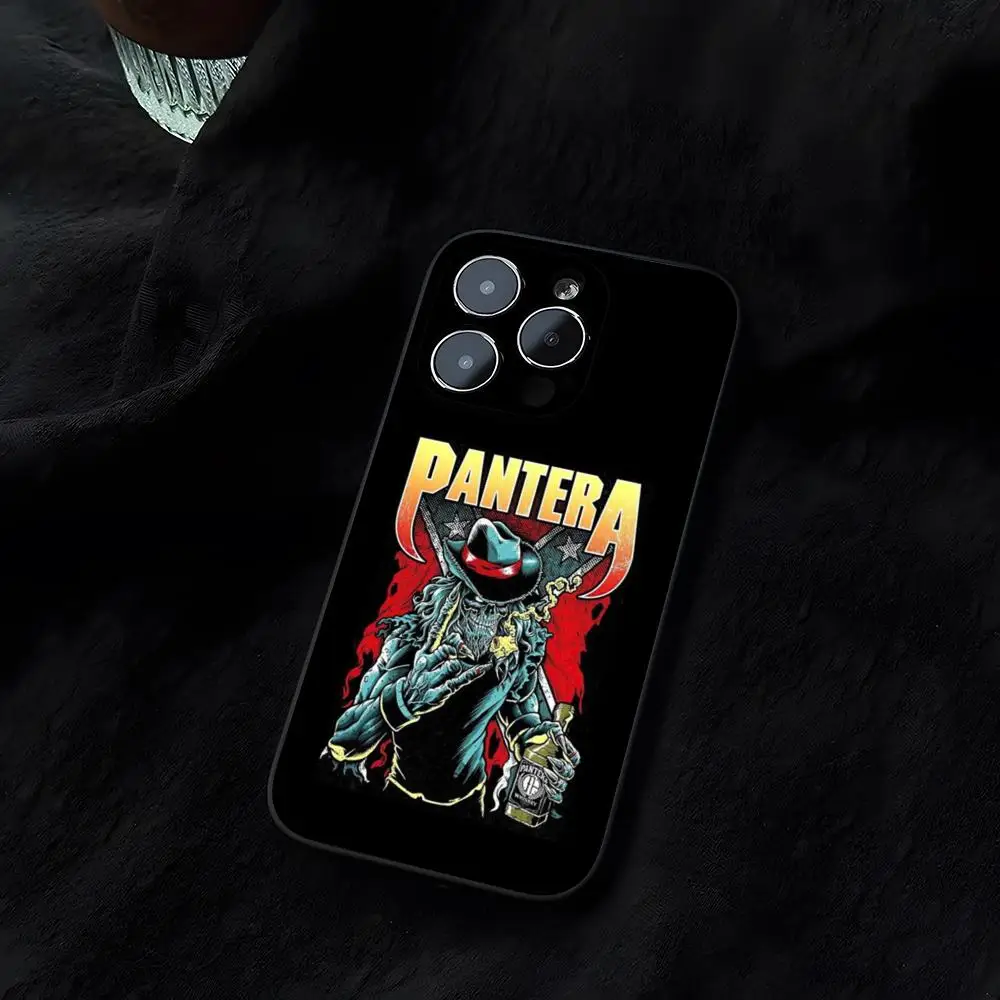 Panteras Music Mouse Pad Funda para iphone 14 16 13 11 15ProMax 12 Pro Max Mini Xr Xs X 7 Plus