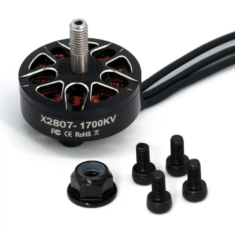 RoRuSE-power 1300/1500/1700 KV Brushless Motor 4mm 2-6s Miniature Multi-machine Remote Control Aircraft Helicopter 2807 Metal Pa