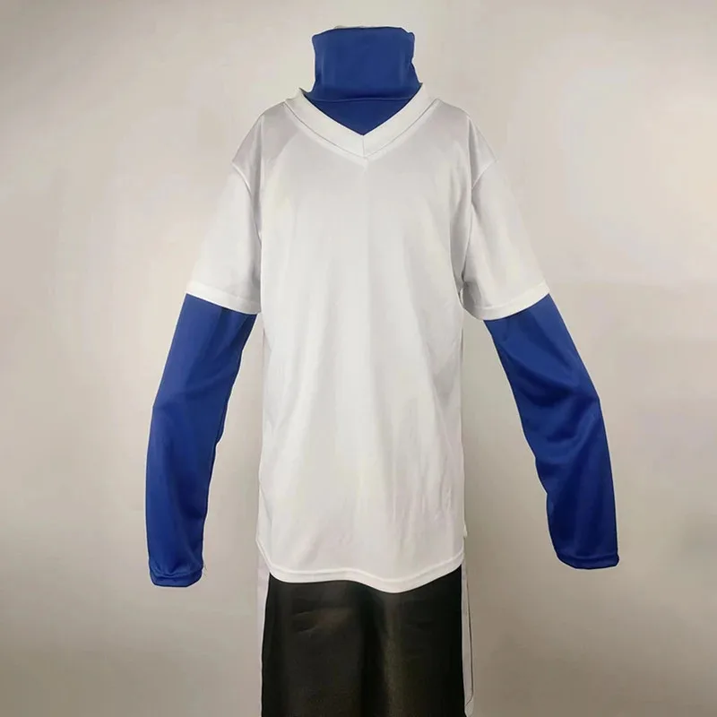 【Wetrose】 Killua Zoldyck Cosplay Costume Hunter × X Hantaa Kirua Zaoldyeck T shirt Full Set Wig Halloween Xmas New