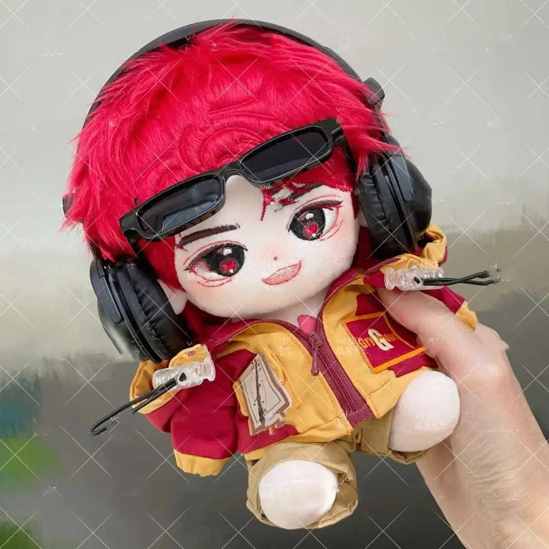 20cm Chn Star Ding Yuxi Attribute Stuffed Plush Dress-up Cotton Doll Naked Baby Boy Doll Around Q Version Doll Fan Gift Xmas